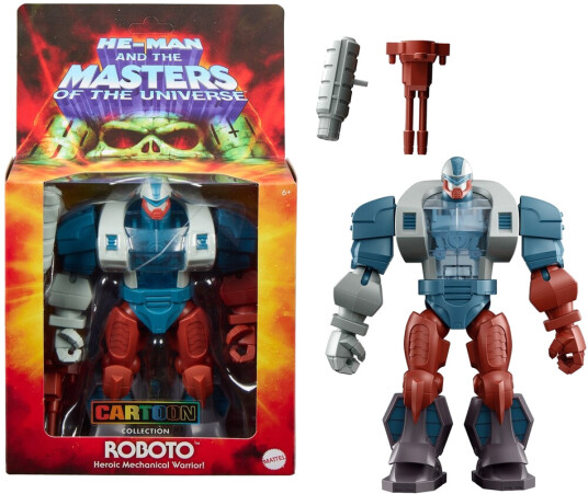 Masters of the Universe: Origins 200X Cartoon Collection Roboto Action Figure HeMan MOTU