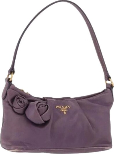 Prada Vintage Dame Pre owned Lilla ONE SIZE,