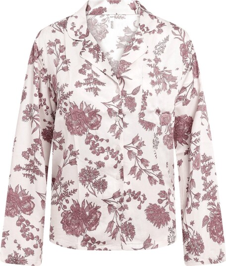 Hunkemöller Jacket Ls Vis Woven Print SHEER BLISS M