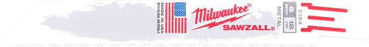 Milwaukee Stikk-/Bimetallblad Bim 150 Mm/18T (5 Stk.)
