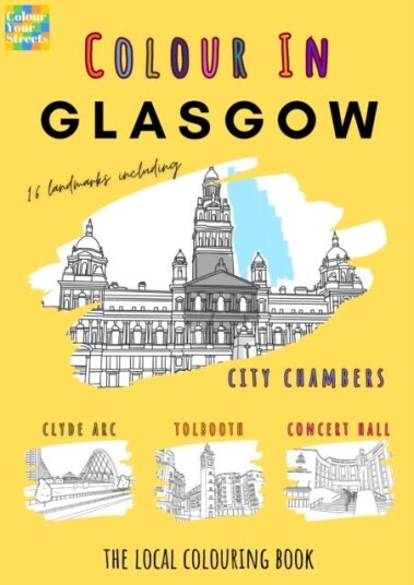 Glasgow Colouring Book A4