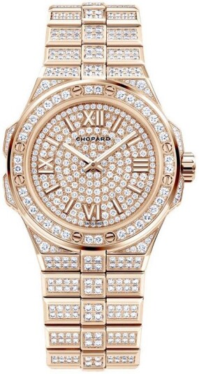 Chopard Dameklokke 295370 5004 Alpine Eagle Rosegullfarget/18 karat