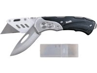 kwb 016910, Klappkniv med lås, Multiverktøyskniv, Drop punkt, Sort, 2 verktøy, 16,5 cm kwb 016910, Klappkniv med lås, Multiverktøyskniv, Drop punkt, Sort, 2 verktøy, 16,5 cm