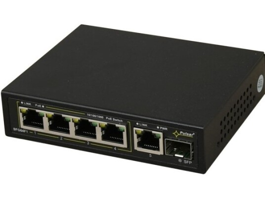 Switch Pulsar Switch 6-Ports Pulsar Sfg64f1 For 4 Ip-Kameraer Switch Pulsar Switch 6-Ports Pulsar Sfg64f1 For 4 Ip-Kameraer