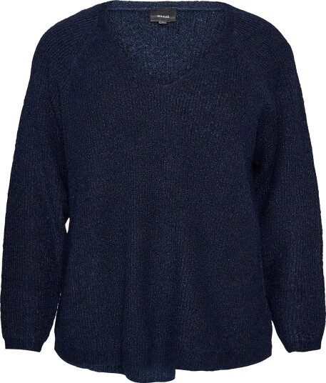 Zizzi Pullover caVilma L/S Pullover Blå