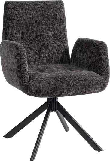 Svingstol – moderne design svart 120 kg kapasitet