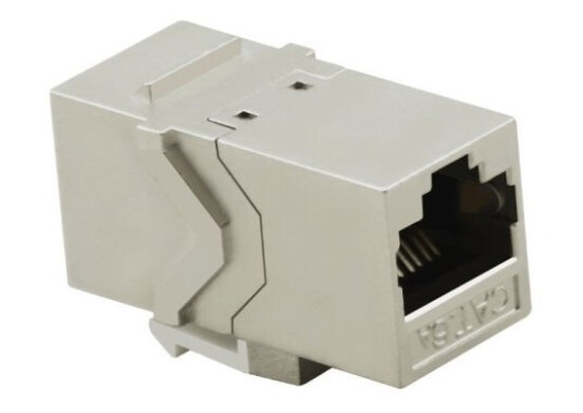 Helos 304268 Flat Sølv Rj-45 Rj-45 Hunkjønn Hunkjønn