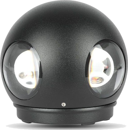 V Tac 4W Vegglampe Rund LED 4000K IP65 Sort hus Kulør : Nøytral V Tac 4W Vegglampe Rund LED 4000K IP65 Sort hus Kulør : Nøytral