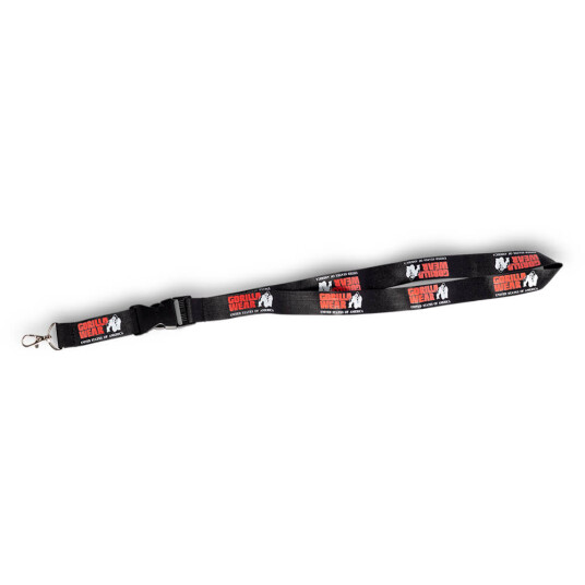 Gorilla Wear Eloy Lanyard black/red Gorilla Wear Eloy Lanyard black/red