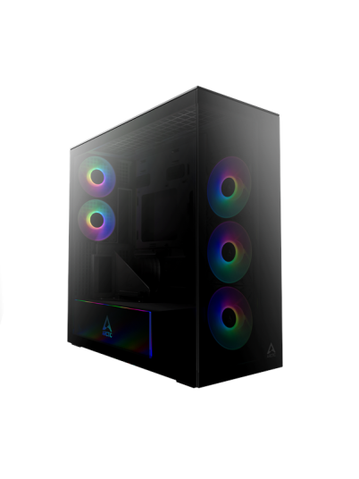 Arctic Xtender VG Midi Tower Kabinett Svart med 5 Vifter Arctic Xtender VG Midi Tower Kabinett Svart med 5 Vifter
