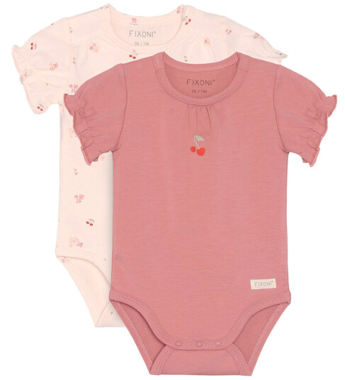 Blå Bodyer k/e 2 pack Dusty Rose Blå 2 år 92 Kortermet body Rosa