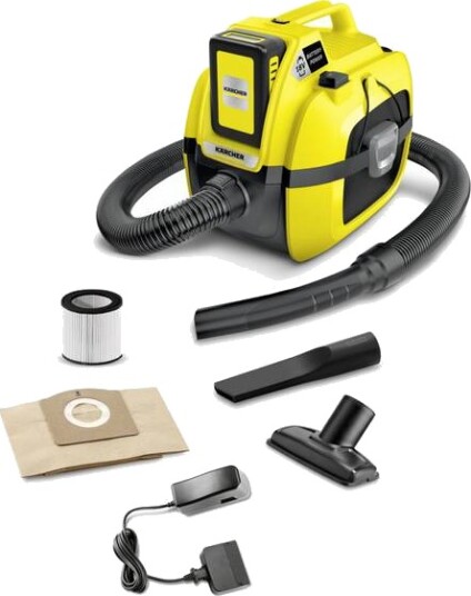 Kärcher WD 1 Compact Grovstøvsuger Batteridrevet for Våt og Tørr Rengjøring Kärcher WD 1 Compact Grovstøvsuger Batteridrevet for Våt og Tørr Rengjøring
