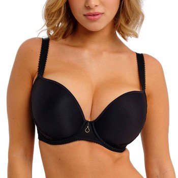 Freya BH Fascinate UW Moulded Plunge T Shirt Bra Svart J 80 Dame