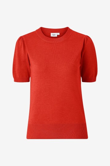 Saint Tropez - Genser MilaSZ SS Pullover - Rød Saint Tropez - Genser MilaSZ SS Pullover - Rød
