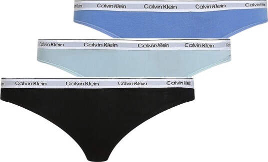 Calvin Klein 3 Pack Thong Flerfarget L