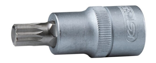 Ks Tools 911.1313, Stikkontakt, 1/2", 1 Hoder, M9, Kromvanadiumstål, Din 3120, Iso 1174