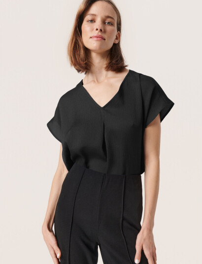 Soaked in Luxury Slioana Marija Top - Black - XL