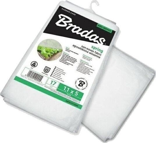 Bradas Dekkduk til hagen - 17g, 11x10m - Hvit Bradas Dekkduk til hagen - 17g, 11x10m - Hvit