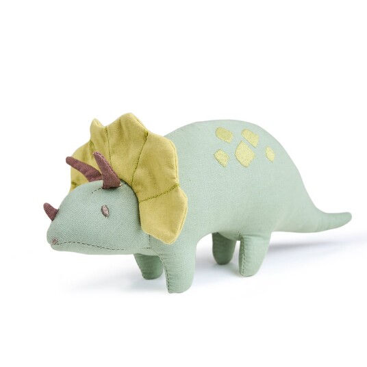ThreadBear Soft Toy Dinosaur Trike the Triceratops 24 cm TB4104 ThreadBear Soft Toy Dinosaur Trike the Triceratops 24 cm TB4104