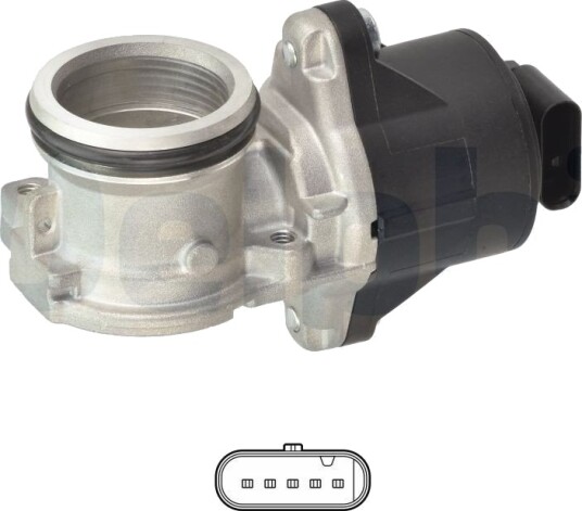 EGR ventil DELPHI EG10555 12B1