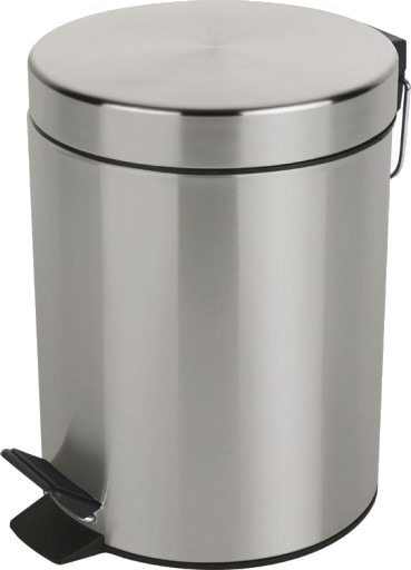 Spirella pedalbøtte Sydney børstet 5l brushed steel