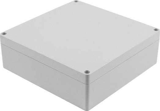 Hammond Electronics 1554 Pc 1554W2gy Universalskap 60 X 180 X 180 Polykarbonat Grå 1 Stk