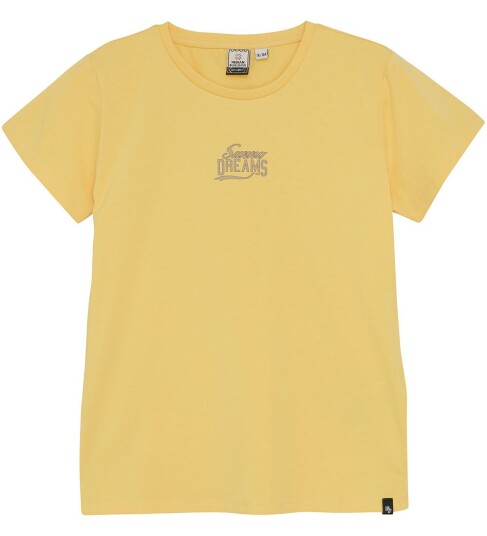 Indian Blue Jeans T-Shirt Chest And Backprint Yellow 128 Indian Blue Jeans T-Shirt Chest And Backprint Yellow 128