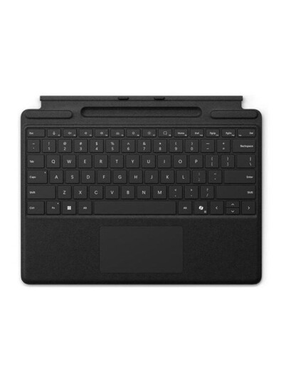 Microsoft Surface Pro Keyboard keyboard with trackpad accelerometer Surface Slim Pen 2 storage and charging tray QWERTY International English black Input Device Tastatur Engelsk Svart Microsoft Surface Pro Keyboard keyboard with trackpad accelerometer Surface Slim Pen 2 storage and charging tray QWERTY International English black Input Device Tastatur Engelsk Svart