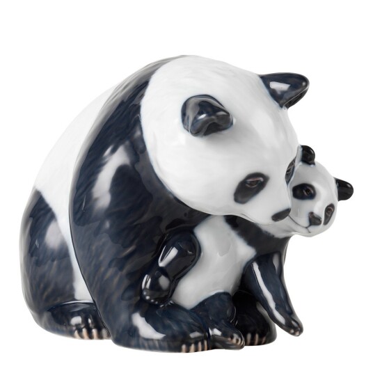 Royal Copenhagen - Figurine panda med unge 13cm Royal Copenhagen - Figurine panda med unge 13cm