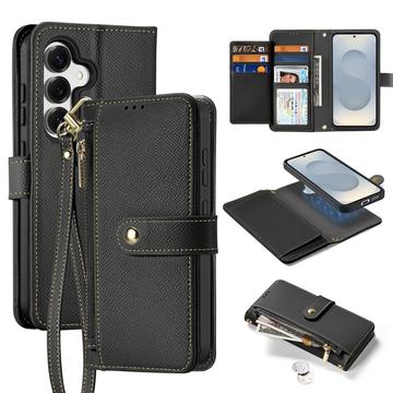 Dux Ducis Samsung Galaxy S26+  Lawa lommebokveske i lær med magnetisk deksel Svart