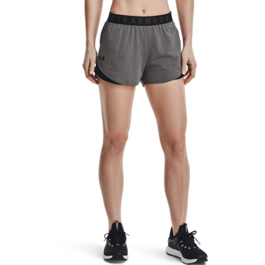 Under Armour Women's Play Up Shorts 3.0 S, Carbon Heather Under Armour Women's Play Up Shorts 3.0 S, Carbon Heather