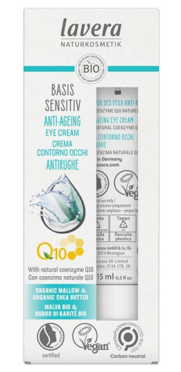Lavera Basis Sensitiv Q10 Eye Cream 15 ml Lavera Basis Sensitiv Q10 Eye Cream 15 ml