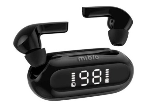 Micro Tws Mibro Øreprøper 3 Svarte Hodetelefon Micro Tws Mibro Øreprøper 3 Svarte Hodetelefon