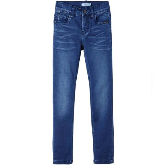 Name It Theo 1507 X-Slim Jeans Til Barn, Dark Blue Denim