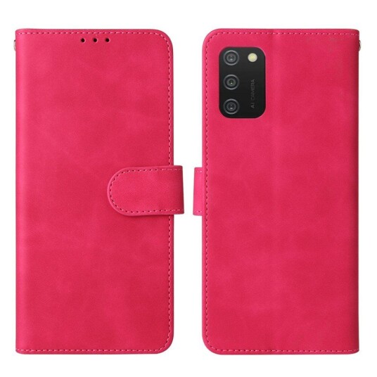 INCOVER Samsung Galaxy A03s Flip Deksel I Imitert skinn med Lommebok - Rosa