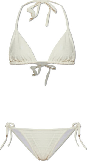 Balmain Dame Svømmetøy Beige 2XS,