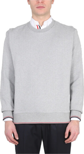 Thom Browne Herre Gensere & Hettegensere Grå M,