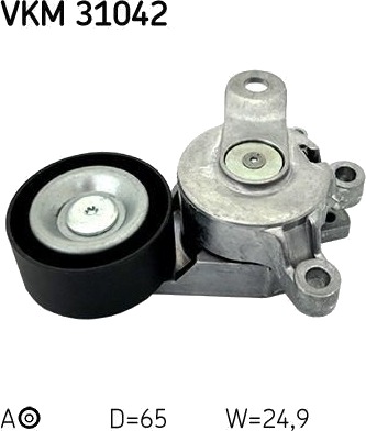 Strammehjul, kilerem SKF VKM 31042