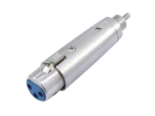 Omnitronic 30226560 Rca 3-Pin Xlr Sølv Omnitronic 30226560 Rca 3-Pin Xlr Sølv