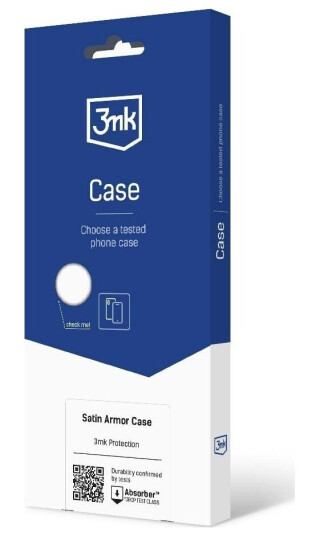 3Mk Satin Armor Case+ Deksel Til Samsung Galaxy A15 5G - Gjennomsiktig