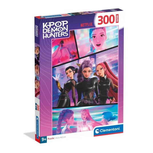 Clementoni Puslespill 300 Brikker K pop Demon Hunters