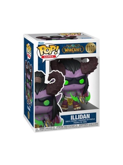 Funko Pop! Illidan World of Warcraft actionfigur i displayeske