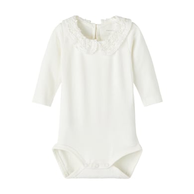 Name It White Langermet bodysuit Nbftylla Alyssum Name It White Langermet bodysuit Nbftylla Alyssum