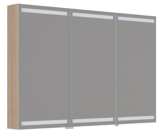 Dansani Inzo Level Speilskap Lys eik / 120 cm 3 Dører Dansani Inzo Level Speilskap Lys eik / 120 cm 3 Dører