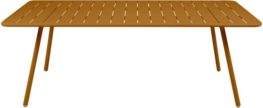 Fermob - Luxembourg Table 207 X 100 Cm, Gingerbread - Utendørs Spisebord - Frédéric Sofia - Brun - Metall Fermob - Luxembourg Table 207 X 100 Cm, Gingerbread - Utendørs Spisebord - Frédéric Sofia - Brun - Metall