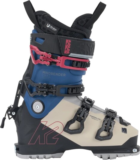 K2 Hybrid Touring Boots Mindbender 95 23/24, topptur-/frikjøringsstøvel dame Black/Blue/Beige