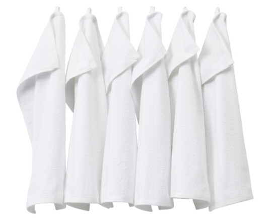 Jotex AMELIE håndkle 6-pk Hvit 1608418-01-0 1043066-01-02