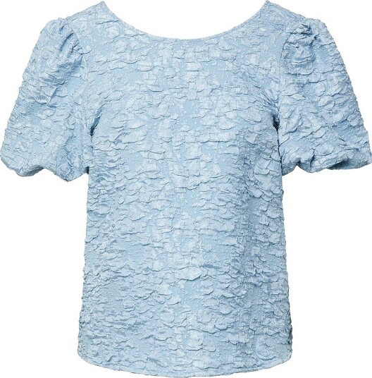 pieces   Bluse pcGretchen SS Top Wvn   Blå