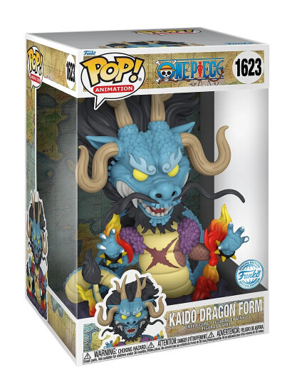 Funko Pop Kaido Som Drage 10" Figur - Blå