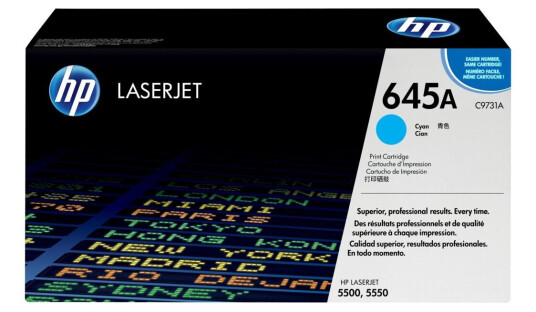 HP 645A 1 STYKKER ORIGINAL CYAN